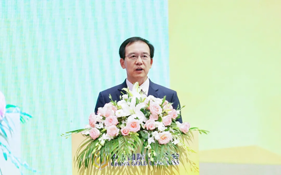 <p>图为中国黄金协会会长单位代表、中国黄金集团有限公司党委副书记、总经理殷长波</p>