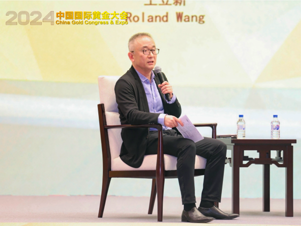 <p>图为世界黄金协会中国区CEO 王立新</p>
