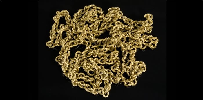 文艺复兴的金链（Renaissance gold chain） image